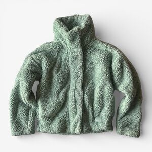 Abercrombie & Fitch Girls Sherpa Full Zip Jacket Size 7/8